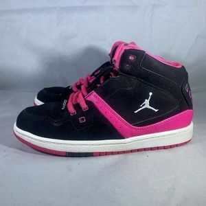 Nike Girls  Black Pink Jordan Sneakers